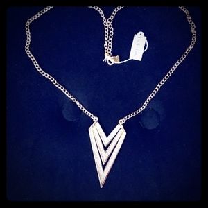 Park Lane long V gold necklace